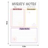 Fainne 2 Pack Nurse Notepad, 50 Sheets/Pad, 5.9 x 8.7