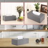 BTSKY Linen Household Office Rectangular Tissue Paper Holder Tissue Box