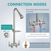Aolemi Outdoor Shower Fixtures,Outdoor Shower Kit Faucet System 3 Inch
