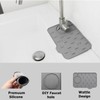 Kitchen Sink Splash Guard, 8.27in Faucet Guard & Draining Mat