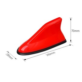 Shark Fin Shape Wire Auto Car Roof AM/Signal Aerial Black Car Auto Shark Fins Shape Aerial Cover