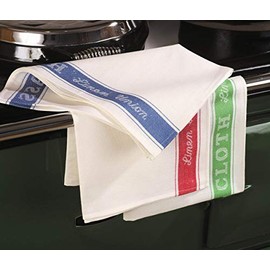 Samuel Lamont Linen Union Glass Cloth Blue