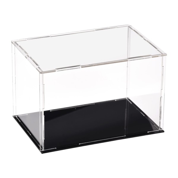sourcing map Acrylic Clear Display Case Box Dustproof Protection Showcase