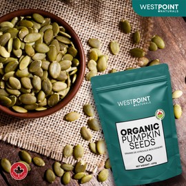 Westpoint Naturals, Organic Pumpkin Seeds, 400g