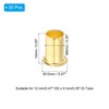 PATIKIL Brass Compression Insert, 20 Pack 12mm OD x 9mm