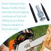 Atunee Pocket Chainsaw Chain Breaker Tool Kit, Pocket Chain Saw