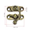 sourcing map Antique Vintage Lock Clasp Right Latch Hook Hasp
