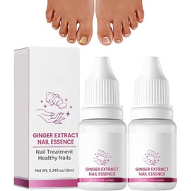 2Pcs Fungigone Nail Treatment, Nail Care Extra Strong Toe, Fungigone Ginger Nail Essence, Nail Repair Growth Treatment Nail Softener for Thick Toenails Toe