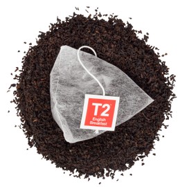 T2 Tea English Breakfast Black Tea, Black Tea Bag in T2 Icon Tin 2020, 25 Count