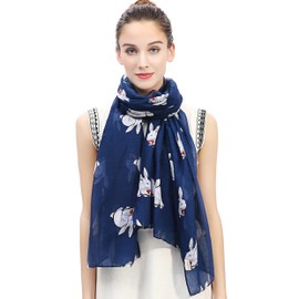 Lina & Lily Women's Scarf Multicoloured Multicoloured One Size - blue