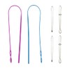 QUETTO 4-Piece Professional Loop Turner Set Includes Hook Flexible Drawstring
