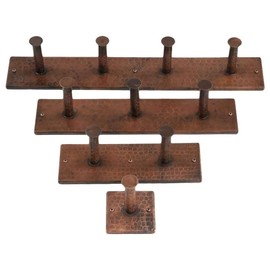 Premier Copper Products RH3 Wall Mounted Triple Robe Hook, Oil Rubbed Bronze