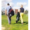 2Pack Golf Ball Storage Bag，Black Golf Ball Pouch Bags with