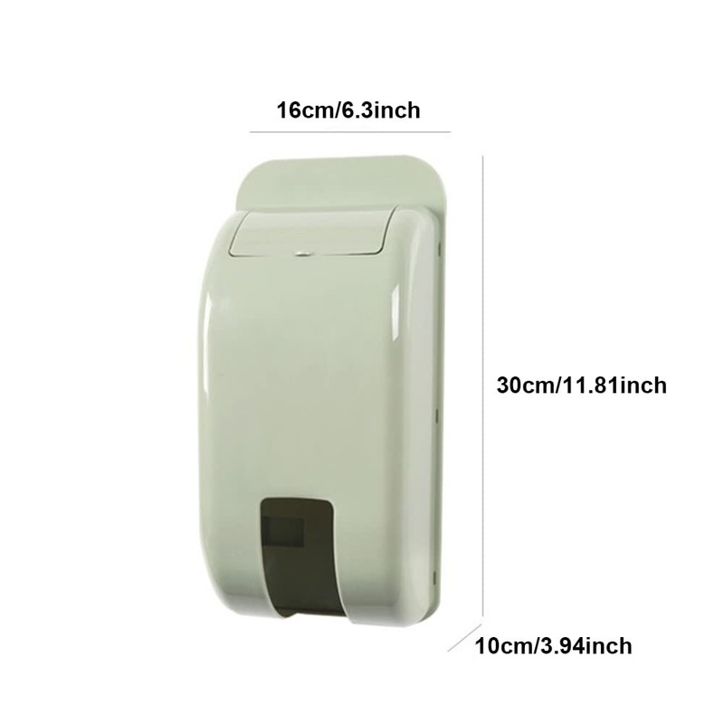 Garbage Bag Storage Box, Wall Mount Grocery Bag Dispenser Holds