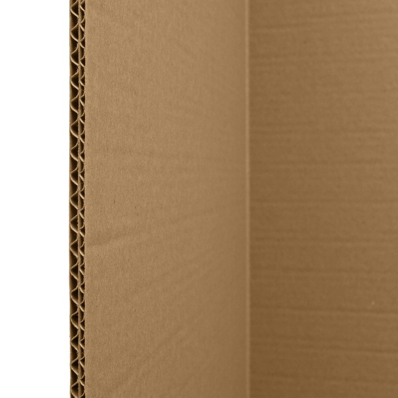 4 ft. Short Brown Temporary Cardboard Folding Screen - 6