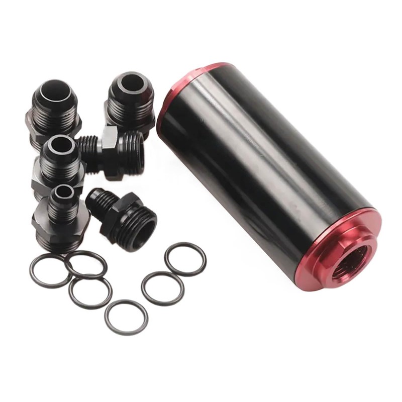 MAX COOL Fuel Filter AN6 AN8 AN10 Adapter 100 Micron