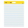 Post-it Easel Pad, 20 in x 23 in, White w/Lines,