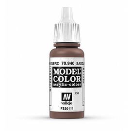 Vallejo Saddle Brown Paint, 17ml