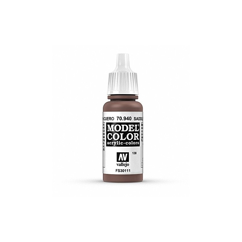 Vallejo Saddle Brown Paint, 17ml