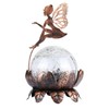 MUMTOP Solar Lantern Fairy Light, Crackle Glass Solar Lights Outdoor