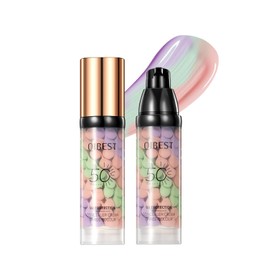 3 in 1 Face Primer Before Makeup, SPF 50 Sunscreen & Color Corrector, Long-Lasting Hydrating Makeup Base, Smoothes Fine Lines, Oil Control, Tone Correcting, Blurs Pores, Lightweight Pore Minimizer