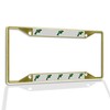 Fastasticdeals Metal Insert License Plate Frame Animal Dolphin Mascot Weatherproof