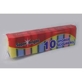 Superbright Sponge Scourers 10PK