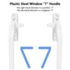 KOOLEVER 2 Pcs Window Handle, Universal Right and Left UPVC