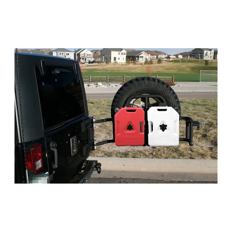 OVERLANDAXIS.COM 3 GALLON JERRY CAN W/MOUNTING BRACKET OUTDOOR VEHICLE JEEPS