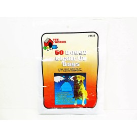 Pet-Works Dog Mess Clean Up Bags PooP Waste Removal Pick Up Bag Pet Poopbag Doo Doo 50 Pc.