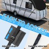 HFKJway Truck Camper Cover - 210D Oxford Cloth, Waterproof, Foldable