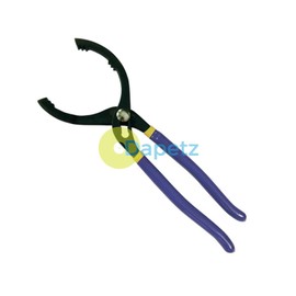 Dapetz® 12 Adjustable Oil Filter Wrench Fits 60-115mm Filters Double-Dipped Handles for Stability Ideal for Removing Jammed Oil Filters