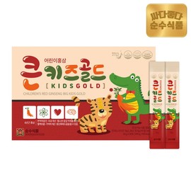 Pure Foods 6-Year-Old Big Kids Gold Children's Red Ginseng Extract Stick 1 Box (30 Packets) Immunity / 순수식품 6년근 큰키즈 골드 어린이 홍삼 진액 스틱 1박스(30포) 면역력