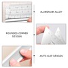 8-Piece Metal Ruler Set, Drawing Ruler Set, Ruler, Protractor, Set