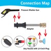 AcbbMNS Adapter for Pressure Washer Gun, to 1/4'' Quick Connect