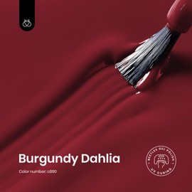 Beetles Red Gel Nail Polish - Dark Red Color Soak Off Mulled Wine Gel Polish Retro Modern 1Pcs 15ml Nail Art Manicure Winter UV Led Salon Christmas Gift for Women