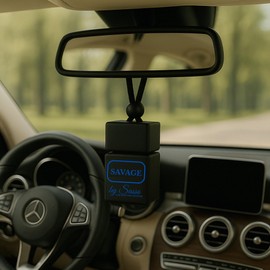 Car Diffuser Duo “Savage & Night Blue” – Inspired by Bestselling Men’s Fragrances – 90-Day Duration – Premium Car Air Fresheners - Fragrance By Sasso