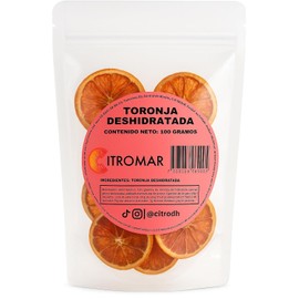CITROMAR Toronja Deshidratada – Rodajas Naturales Ideal para Mixología, Cócteles, Postres y Repostería – 100 g