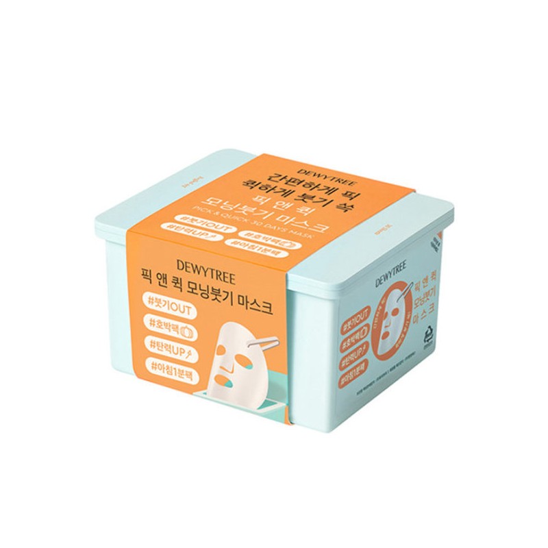 Dewytree 듀이트리 픽앤퀵 뽑아쓰는 마스크팩 30매입 Dewytree Pick and Quick