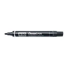 Pentel N50 AE Aluminium Casing (Pack of 12) Black