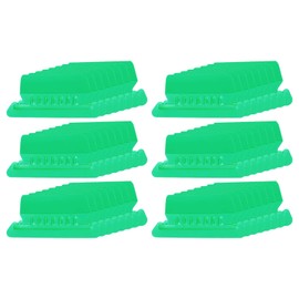 PATIKIL 3 Inch File Folder Labels, 48pcs File Folder Tabs with Inserts Labels Plastic Clear for Hanging File Binders Quick Identification Organizer, Green Slot