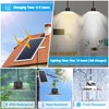 NIORSUN Solar Indoor Lights Outdoor, LED Solar Pendant Lights 3