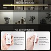 WOBANE White COB LED Strip Light with Remote Control,9.8ft White