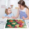 JUJUHOOD Tulip Flowers Paint by Numbers Kit for Adults,Flower Adult