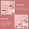 CALLARON 2 PCS Candy Box Sweet Bucket Wrapping Bucket Case