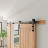 SMARTSTANDARD 11ft Heavy Duty Sturdy Double Sliding Barn Door Hardware