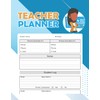 Teacher Planner: Large Weekly and Monthly Teacher Organizer, Lesson Plan