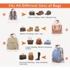 MISSLO Set of 3 Cotton Breathable Dust-Proof Drawstring Storage Pouch