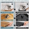 ANBOXIT Appliance Slider, Wooden Sliding Tray for Coffee Maker, Coffee