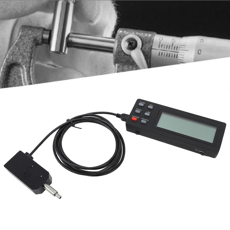 Digital Probe Indicator 0.01mm 0.0005in Resolution 0‑12.7mm Range LCD Display